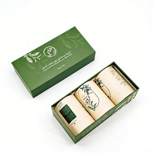 กล่องกระดาษชาทรงสี่เหลี่ยม กล่องกระดาษทรงกระบอก กล่องของขวัญกระดาษแข็ง กล่องของขวัญรักษ์โลก ดีไซน์กล่องกระดาษลูกฟูก - Product Image 4