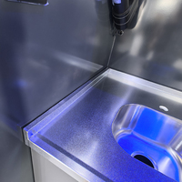 Ensemble d'armoires de cuisine extérieure multifonctionnelles en acier inoxydable 304, ignifuges, modulaires, vente directe d'usine, luxe