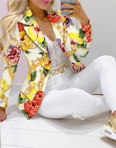Conjunto de chaqueta de manga larga de oficina para mujer de primavera para mujer, trajes de oficina Formal, conjunto de pantalones de dos piezas, trajes de negocios para mujer - Product Image 5