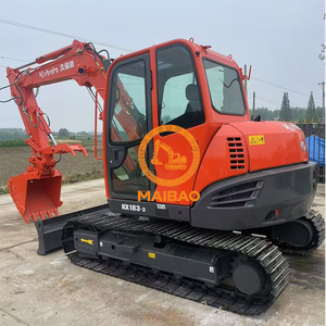 Gebruikt voor KX183-3 <span class=keywords><strong>8</strong></span> <span class=keywords><strong>ton</strong></span> rupsgraafmachine te koop, mini bouwmachines, EPA-motor, model 2024 - Product Image 3