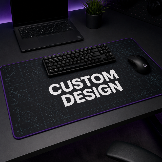 Speed Control Gaming Mouse Pad XXL Natural Rubber Stitched Edge Esports Pro Performance Custom Desktop Mat Surface Ideskmat