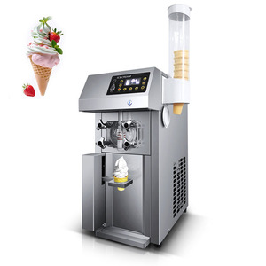 QDMECH Professional 220V/110V Commercial Soft Single Flavor <b>Ice</b> <b>Machine</b> New Condition for Small Businesses Self Cleaning Soft Ic - Product Image 2