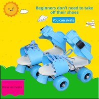 ZHOYA SPORT Patins à roues alignées réglables à double rangée et quatre roues avec coque en PVC, Fabricant pour le commerce extérieur, Vente en gros