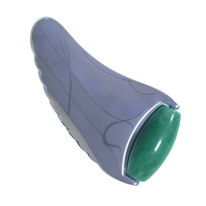 Popular Selling 100% Natural Zinc Alloy Handle Green Aventurine <b>Jade</b> <b>Roller</b> for face - Product Image 4
