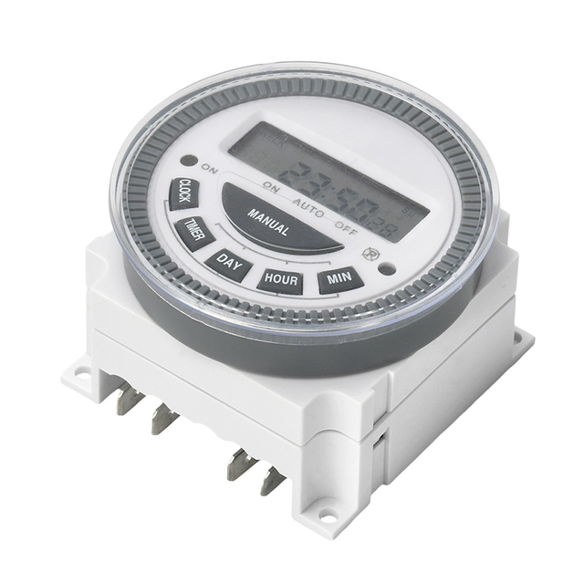 LCD Digital Display Electronic Timer High-precision Small Programmable Cycle Time Controller and Intelligent Time Control Switch
