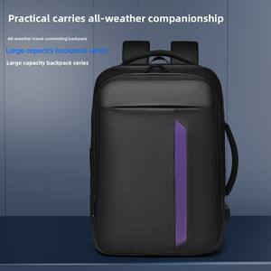 Sac à dos étanche de grande capacité pour ordinateur portable pour hommes d'affaires décontracté mode voyage navettage Oxford matériel polyester doublure sac - Product Image 3