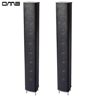 IPX3000 3000W Line Array Altavoces de columna alimentados por audio profesional Subwoofer activo Amplificador DSP de potencia de clase D incorporado