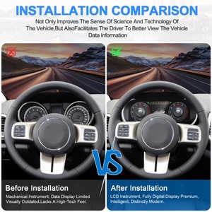 Navihua <b>Car</b> Digital Cluster 12.3 Lcd Instrument Cluster Dashboard Upgrade Auto <b>Speedometer</b> <b>for</b> Jeep Grand Cherokee 2011-2013 - Product Image 3
