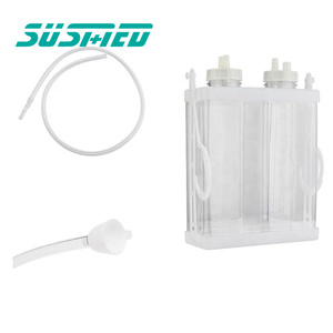 Sistem Drainase Thoracic PVC sekali pakai dengan segel air dan desain satu/dua ruang untuk drainase luka dada - Product Image 2