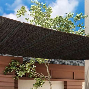 Noir soleil Shad jardin Net <span class=keywords><strong>balcon</strong></span> écran de confidentialité Patio extérieur toit voiture perforé épaissi Protection de la vie privée en HDPE - Product Image 5