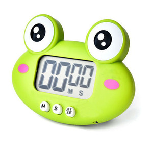 Haonan Office Supplies Store Frog Timer LCD Display 60 Min Countdown Student Study Time Manager Pink Green Color - Product Image 3