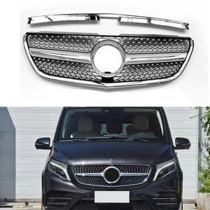 Grille avant Mercedes-Benz Vito W448 en ABS chromé, remplacement 2021-2024 - Product Image 1