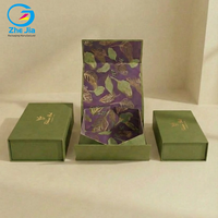 Boîtes de soins de la peau en carton recyclé haut de gamme personnalisées, boîte cadeau magnétique pliable pour bijoux, cosmétiques, emballage de luxe, dorure à chaud