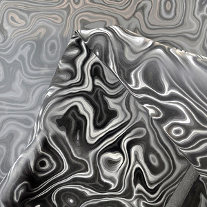 Cuir synthétique PU à motif <span class=keywords><strong>topographique</strong></span> abstrait, souple, imperméable, 0,8 mm, pour housses de siège de moto - Product Image 4