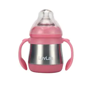 240ml Toddler White Blanks Sublimation Single Walled Stainless Steel Vacuum Insulated 8oz Baby Feeding Bottle