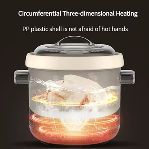 OEM <span class=keywords><strong>Mijoteuse</strong></span> 3L Cuiseur de soupe électrique Porcelaine Céramique <span class=keywords><strong>Mijoteuse</strong></span> Intérieure <span class=keywords><strong>Mijoteuse</strong></span> Cuisiniers - Product Image 4