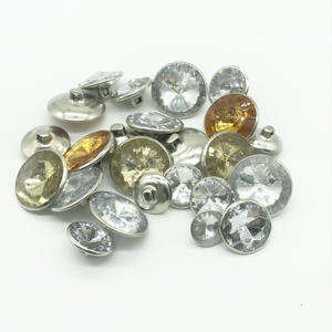 Boutons de tapisserie pour meubles, en acrylique, avec des strass, de couleur personnalisé, à bas prix, de haute qualité, or, pièces - Product Image 6