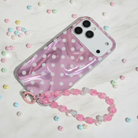 Étui de téléphone portable Samsung pour iPhone 11 12 13 14 15 16 17 Pro Max Air IMD TPU+PC, pochettes de téléphone pour Redmi Oppo avec bracelet
