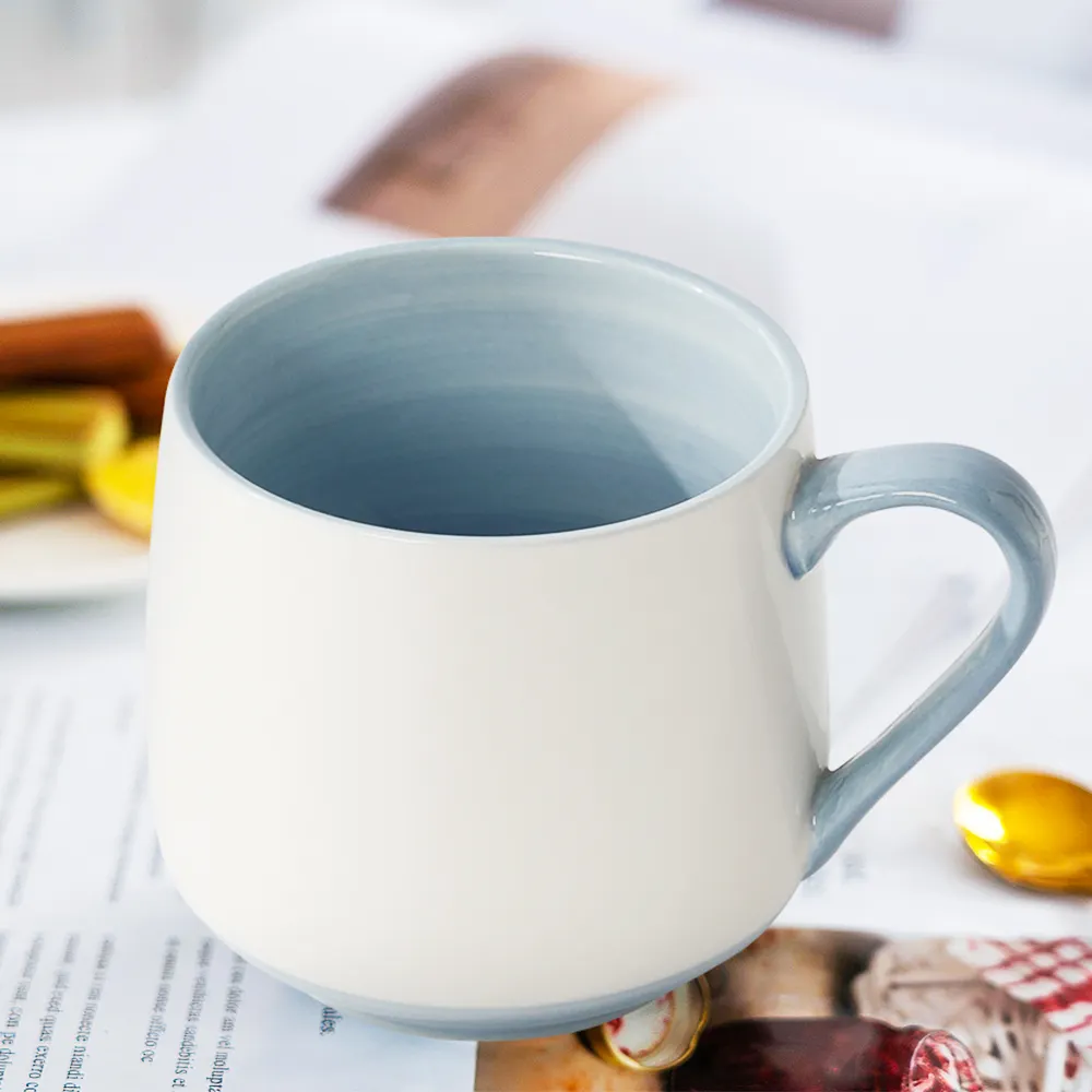 ceramic white mugs