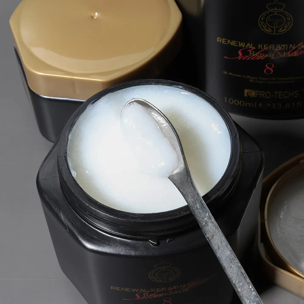 Private label hair mask Black gold caviar repair anti-aging hair mask caviar hair treatment