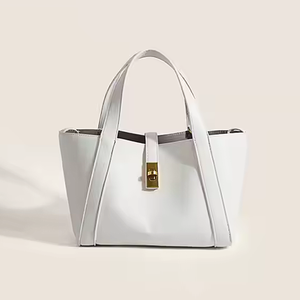 Custom Fashion PU Ledertasche Handtasche für Frauen Vegan Luxus Damen Top Griff <span class=keywords><strong>Casual</strong></span> <span class=keywords><strong>Style</strong></span> Echtes Leder Futter Lock Closure