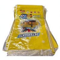 Sacs en polypropylène tissé durables avec logo personnalisé pour l'emballage de sable, engrais, riz, semences, aliments pour animaux, farine de biscuits, produits chimiques, sucre