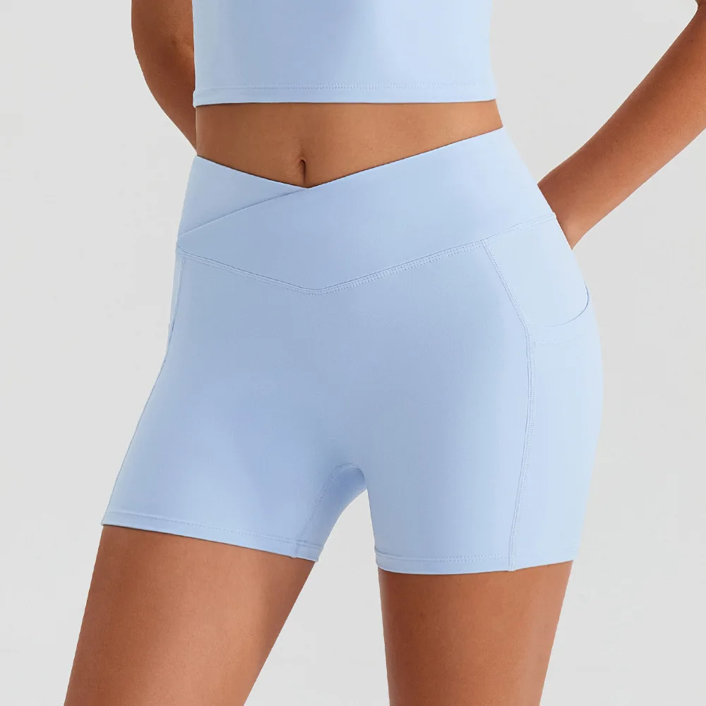 Short bleu clair