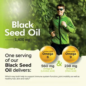 100% doğal siyah tohum yağı hapları gıda takviyeleri soğuk preslenmiş siyah tohum yağı Softgel kapsül