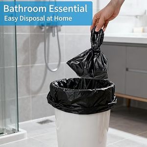 Bolsas Desechables para Mujeres Huamaohengchun, Bolsas Sanitarias con Asas para Productos Femeninos, Bolsas para la Higiene Menstrual, 200 Unidades - Product Image 2