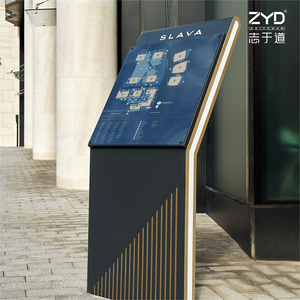 Señal Wayfinding con acabado en bronce y aluminio fundido, estética Premium para resorts <span class=keywords><strong>de</strong></span> lujo, campos <span class=keywords><strong>de</strong></span> golf, empresa comercial <span class=keywords><strong>de</strong></span> gama alta - Product Image 5