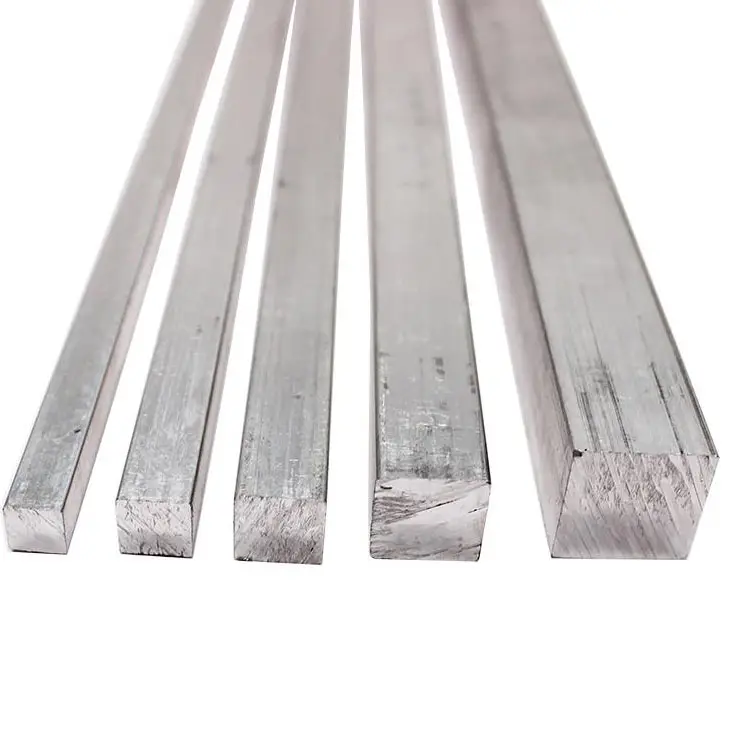 Barra quadrata in alluminio 6061 t6 barra piatta rettangolare in alluminio