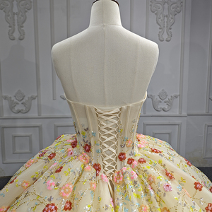 Jancember DY6594 Classic Crystal Strapless Ball Gown Evening Quinceanera <b>Dresses</b> for 15 Birthday - Product Image 6