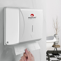 Serviettes en papier interpliées gaufrées en gros, 1 plis, en pâte de bois vierge, pour salle de lavage commerciale