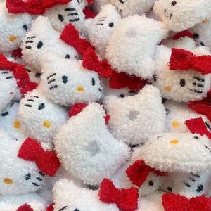Accesorios de Peluche Red Knot Kitty para Manualidades, Tejido de Tela, Suministros para Sombreros, Ropa, Calcetines, Horquillas para el Cabello, Materiales para Disfraces - Product Image 2