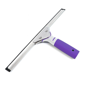 Màu Tím gương kính làm sạch cửa sổ giống cây chổi linh hoạt làm sạch thiết lập cho sàn cửa sổ làm sạch với <span class=keywords><strong>Carry</strong></span> 14inch thép không gỉ - Product Image 4