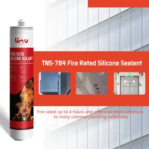 Excellent Weathering Characteristics Resistance Ozone Uv Radiation Sausages Fire Stop Retardant Silicone Sealant For Doors