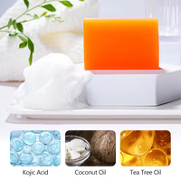 Savon d'essence hydratant pour le visage fait à la main acide kojique organique Anti-acné Anti-rides blanchissant la peau approvisionnement OEM disponible