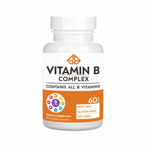 Suplemento de Vitaminas B OEM, Salud de la Piel y las Uñas, Apoyo al Sistema Inmunitario y Nervioso, 60 Cápsulas para Adultos y Niños - Product Image 3