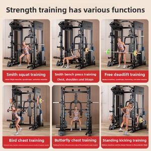 Attrezzatura Fitness Multifunzionale per Uso Domestico: <span class=keywords><strong>Rack</strong></span> per <span class=keywords><strong>Squat</strong></span> e Panca Piana, Macchina Smith - Product Image 3