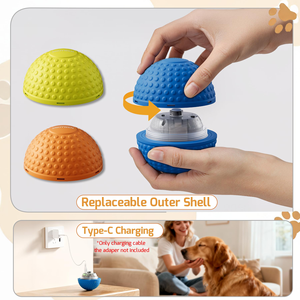 Factory Direct Sale Pet Smart Rolling <b>Ball</b> <b>Dog</b> Toy Self-Amusement Boredom-Busting Jumping Glowing Sensing Interactive Gadget - Product Image 6