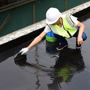 Chinese Factory Modern Direct Supply Solid Content Polymer Modified Non Curing Rubber Asphalt Coating Liquid - Product Image 1