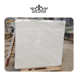 Elégante dalle de marbre blanc durable de <span class=keywords><strong>namibie</strong></span> pierre naturelle pure pour villa de luxe revêtement mural salle de bain d'hôtel moderne - Product Image 2