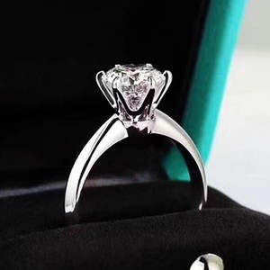 Anillo de Plata Esterlina S925 con Diamante de Moissanita VVS1 y Gemas Finas para Boda, Venta al Por Mayor a Precio de Fábrica de Joyería Fina - Product Image 3
