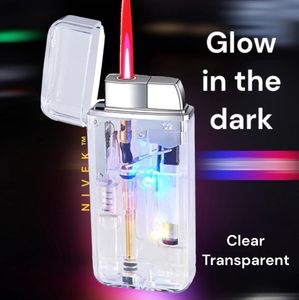 ไฟแช็คพลาสติกใสกันลม ไฟ LED สีแดง ลายคุโรมิ เฮลโลคิตตี้ ใช้จุดบุหรี่ ของแจก - Product Image 2