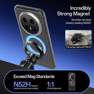 Soonleader Charge sans fil Magnétique Mobile Cas Glitter Transparent De Luxe Mode Femmes Téléphone Cas pour <span class=keywords><strong>Huawei</strong></span> Mate 70 - Product Image 6