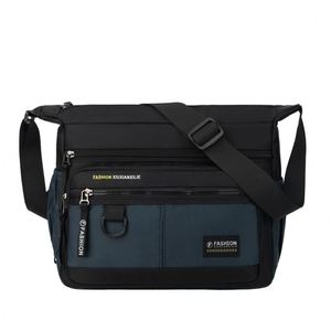 Factory Custom Men's Square <b>Small</b> Side Cross Body PU PVC <b>Shoulder</b> Messenger <b>Bag</b> Fashionable Logo Essential for Outdoor Street - Product Image 1