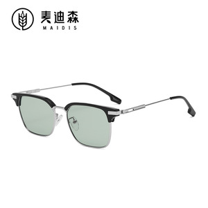 Maidis Square Frame Sunglasses UV400 Anti Blue Light Men's Driving Outings Cycling Party Glasses - Product Image 4
