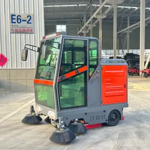 G2000 Ride On Industrial Floor Sweeper Cleaning Equipment Sweeping Machine Workshop Industrial Ride On Road Floor Sweeper