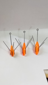 Ly khai Sinker màu sơn và ống nhựa nước muối Claw chì Trọng lượng cá lướt đúc câu cá sinkers - Product Image 4