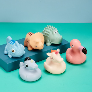 Rừng động vật mô phỏng đồ chơi sư tử voi thỏ gà con hươu cao cổ squeak nước chơi tắm đồ chơi - Product Image 1